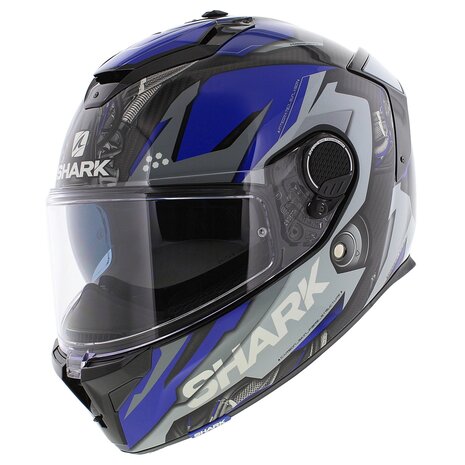 Shark Spartan GT Carbon - Size XS - Urikan gloss black blue silver carbon 