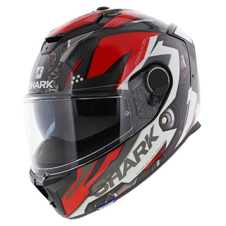 Shark Spartan GT Carbon - Size XS - Urikan gloss black white red carbon