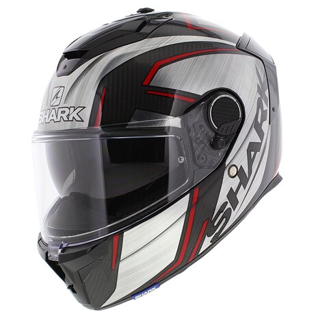 Shark Spartan GT Carbon - Size XS - Kromium Gloss carbon black red chrome