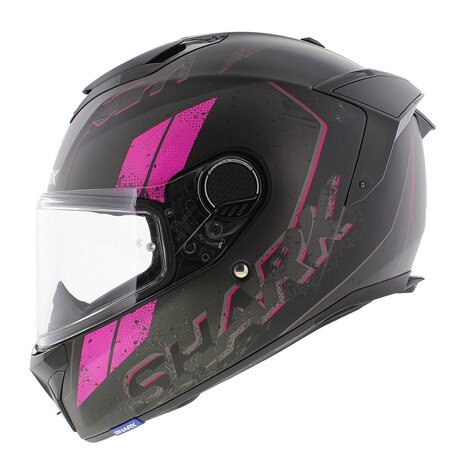 Shark Spartan GT Helmet Ryser - Matt black pink violet - Sports tourer motorcycle helmet