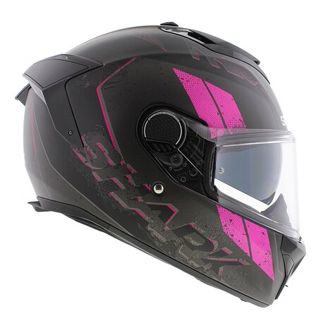 Shark Spartan GT Helmet Ryser - Matt black pink violet - Sports tourer motorcycle helmet