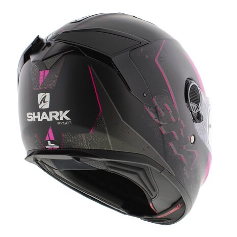 Shark Spartan GT Helmet Ryser - Matt black pink violet - Sports tourer motorcycle helmet