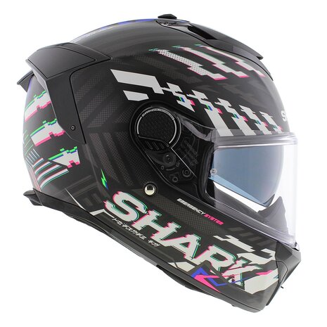 Shark Spartan GT Helmet E-Brake - Matt black blue anthracite - Sports Tourer Motorcycle helmet