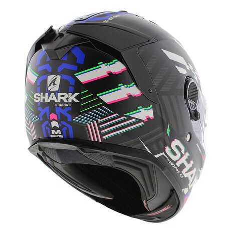 Shark Spartan GT Helmet E-Brake - Matt black blue anthracite - Sports Tourer Motorcycle helmet