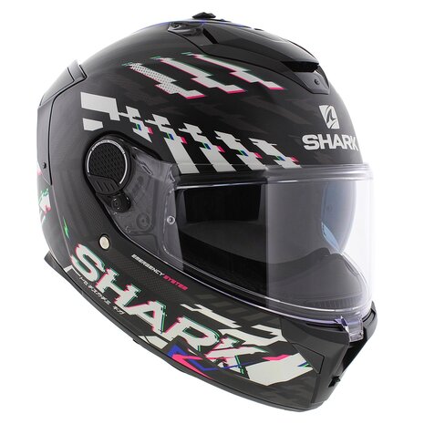 Shark Spartan GT Helmet E-Brake - Matt black blue anthracite - Sports Tourer Motorcycle helmet
