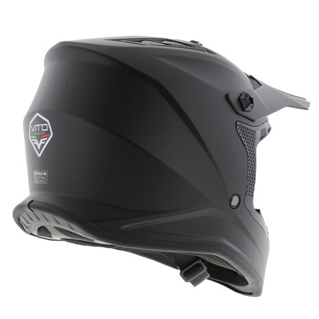Vito Bambino children MX helmet matt black - motor cross