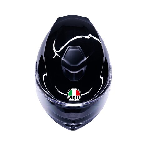 AGV K5 helmet Mono solid gloss black
