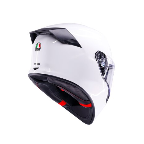 AGV K5 helmet Mono solid gloss white