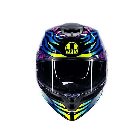 AGV K5 helmet Viverna blue purple yellow