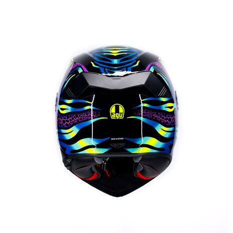 AGV K5 helmet Viverna blue purple yellow