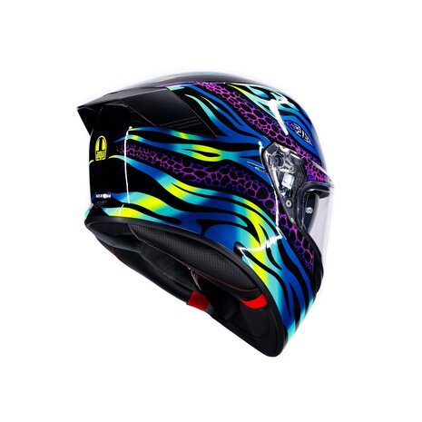 AGV K5 helmet Viverna blue purple yellow