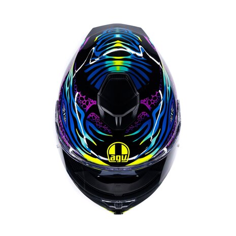 AGV K5 helmet Viverna blue purple yellow