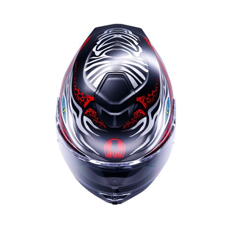 AGV K5 helmet Viverna matt black grey red