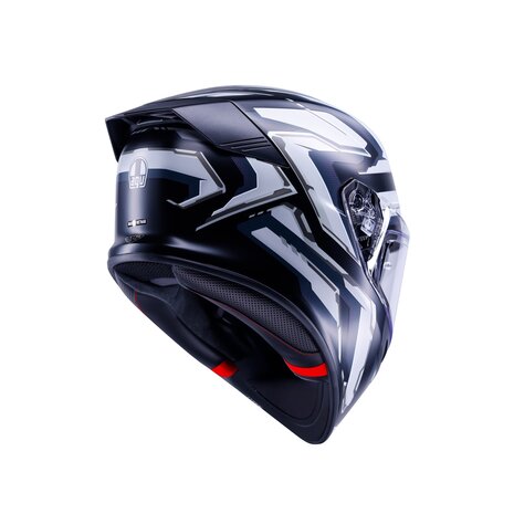 AGV K5 helmet Astralix matt black white
