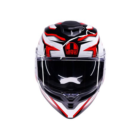 AGV K5 helmet Zenithar black white red