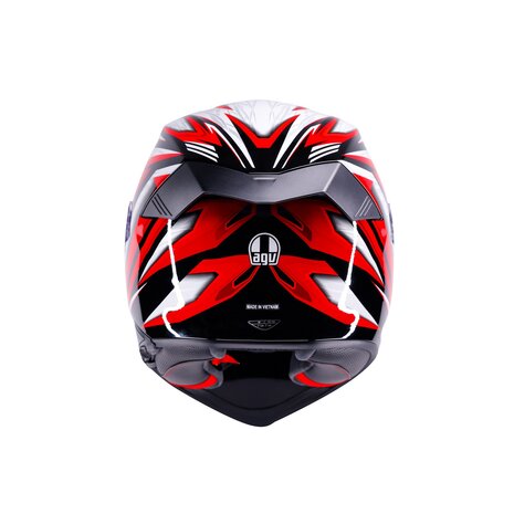 AGV K5 helmet Zenithar black white red