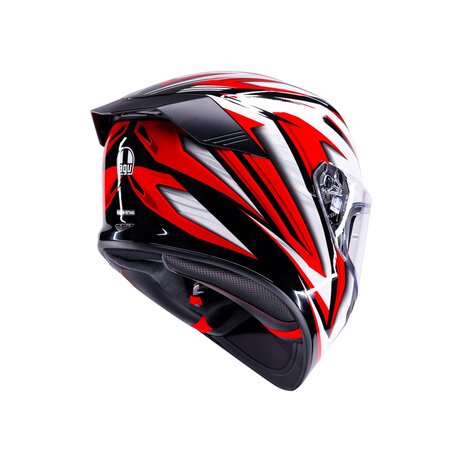 AGV K5 helmet Zenithar black white red