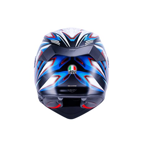 AGV K5 helmet Zenithar matt black white blue