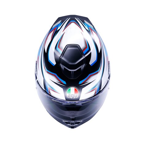AGV K5 helmet Zenithar matt black white blue