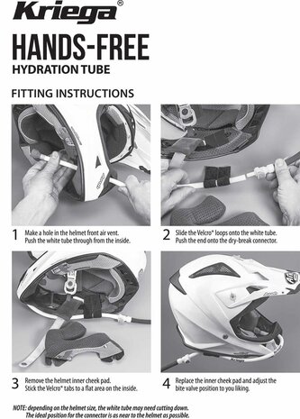 Kriega Handsfree kit for Hydrapack