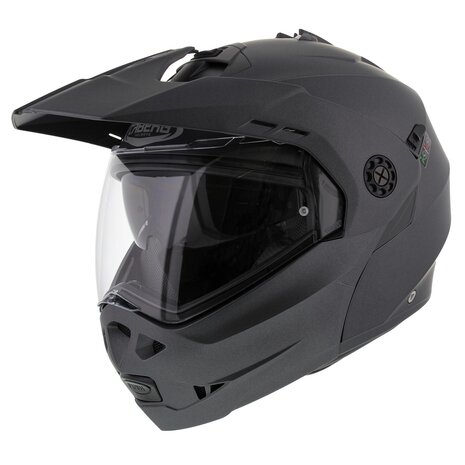 Caberg Tourmax Matt Gunmetal Motorcycle Helmet - Size XS
