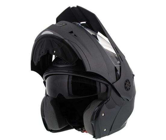 Caberg Tourmax Matt Gunmetal Motorcycle Helmet - Size XS