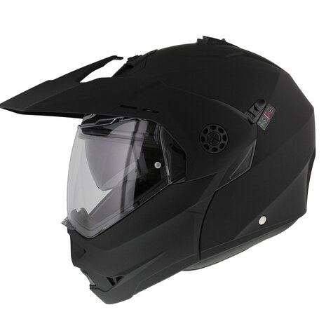 Caberg Tourmax Flip Up Adventure Motorcycle helmet Matt Black - Size XS