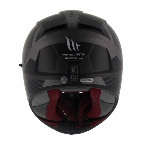 MT Blade 2 Blaster matt black grey - Size S - Full face motorcycle helmet