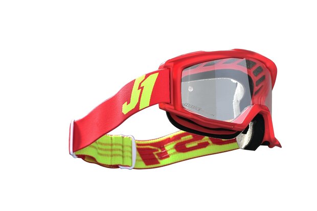 Just1 Goggle Vitro red yellow fluo