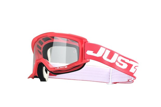 Just1 Goggle Vitro red white