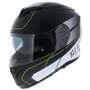 Vito Furio Modular Motorcycle Helmet - matt black white fluo yellow