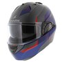 Shark EVO ES Kryd Matt Silver Blue Red - Size XS - Modular Flip back motorcycle helmet