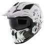 MT Streetfighter SV Darkness helmet gloss black white