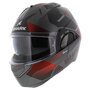 Shark EVO-GT Flip Up Helmet Tekline matt silver black red