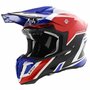 Airoh Twist 2.0 Motocross helmet Shaken Gloss Blue White Red