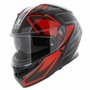 AGV K3 helmet Compound gloss black red