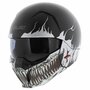 HJC I20 Streetfighter helm - Scraw black white - Size S