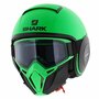 Shark Helmet Street Drak Neon serie matt green black GKK - Size XS
