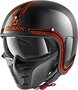 Shark S-Drak Carbon Helmet Vinta gloss carbon black orange DUO