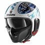 Shark S-Drak 2 Helmet Tripp In gloss white blue red WBR