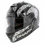 Shark Spartan 1.2 Lorenzo Catalunya GP- Black White Silver