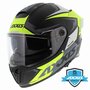 Axxis-Hawk-SV-Evo-Integraal-helm-Ixil-mat-zwart-fluor-geel