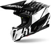 Airoh Twist 3.0 MX Helmet Thunder gloss black white