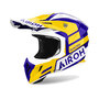 Airoh Aviator Ace 2 MX Helmet Sake - gloss yellow white purple