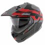 Caberg Tourmax X Sarabe Adventure Flip-Up Modular Helmet Matt Black Red