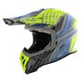 Airoh Aviator Ace 2 MX Helmet Proud - Size XL - gloss yellow blue grey