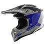Airoh Helmet Aviator 3 AMS&sup2; Saber gloss grey blue white