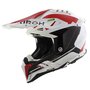 Airoh Helmet Aviator 3 AMS&sup2; Saber gloss red white black - Size L