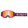 LS2 Charger PRO goggle pink with iridium visor + clear visor + Tear off kit
