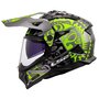 LS2 MX702 Pioneer II adventure helmet Rangi h-vis yellow - Size XXL